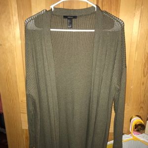 Long sleeve knit cardigan